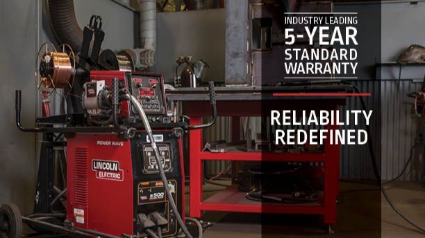 Lincoln Electric introduceert fabrieksgarantie van vijf jaar