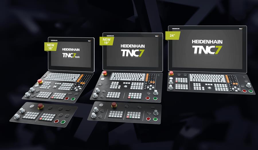 La TNC7 de HEIDENHAIN disponible dans différents formats IHM