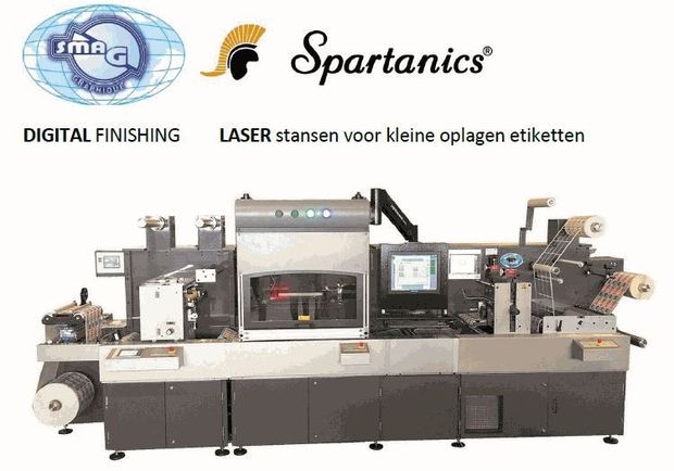DIGITAL FINISHING - LASER stansen voor kleine oplagen etiketten