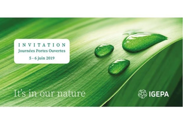 Journées Portes Ouvertes @ Igepa...... It's in our nature!