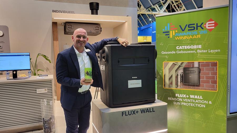 Renson Flux+ Wall bekroond op VSK+E