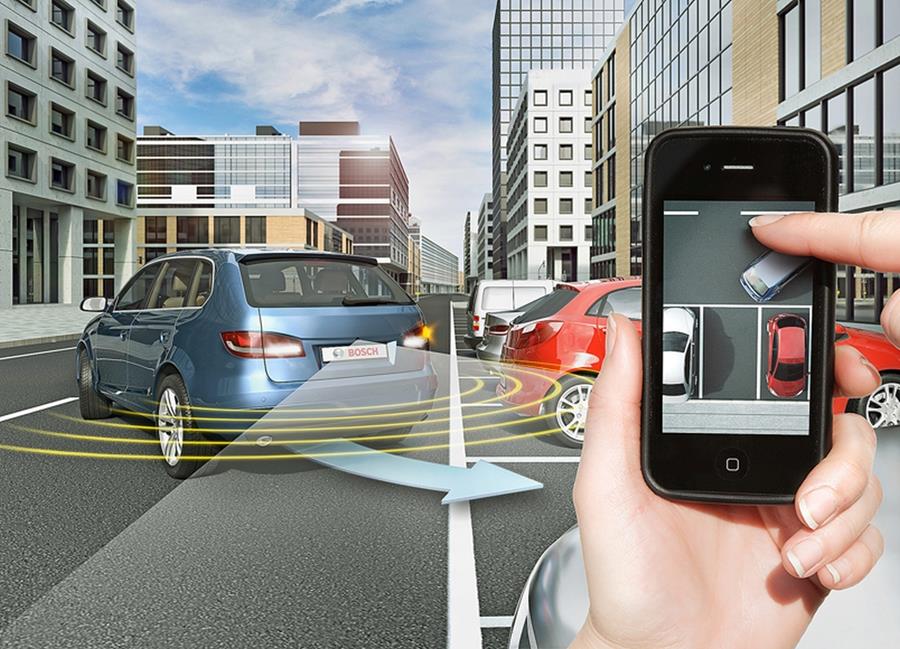 Stationner avec le smartphone