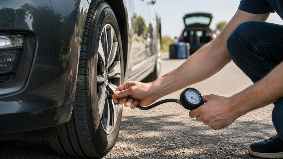 Eén op vijf auto's vertrekt met bandenprobleem