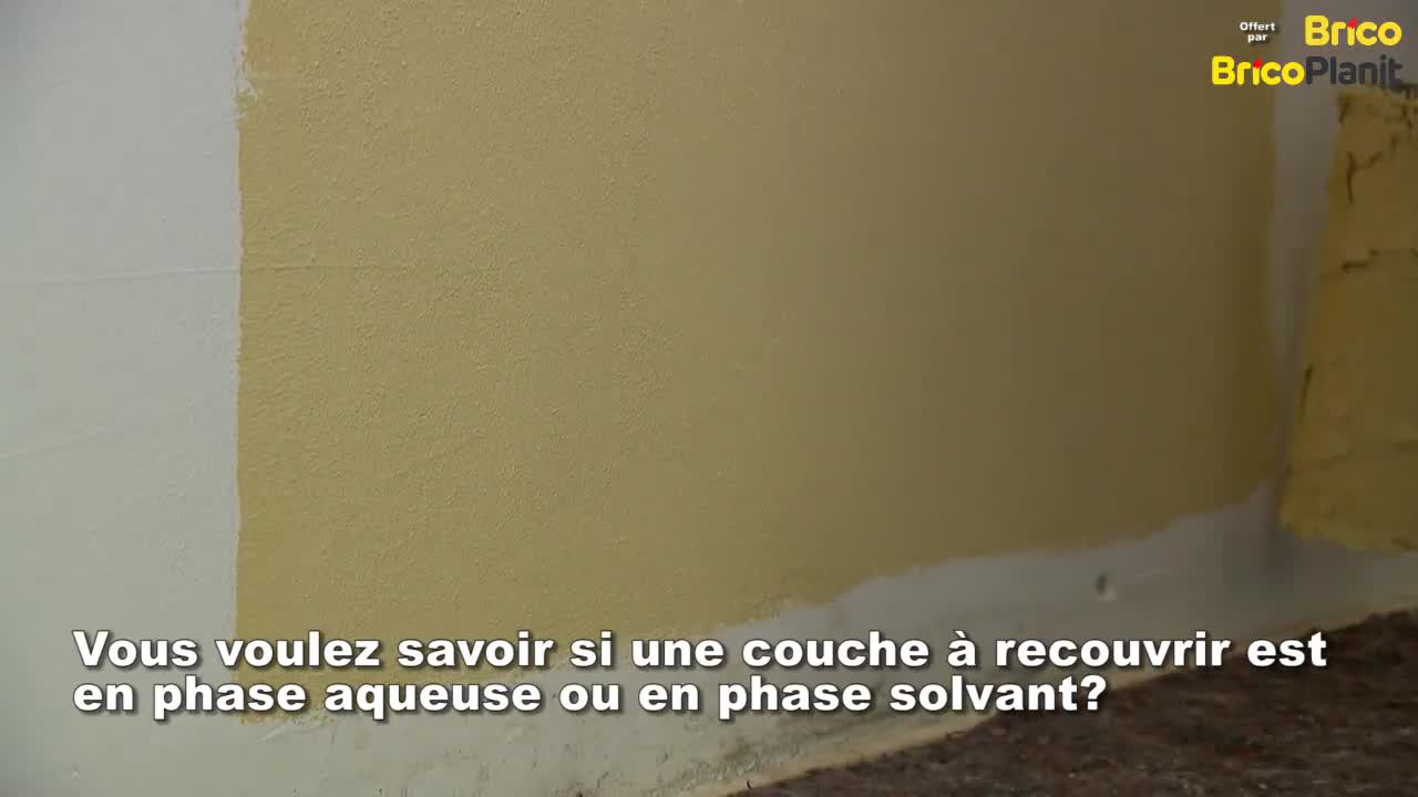 Couche de peinture en phase aqueuse ou solvant?