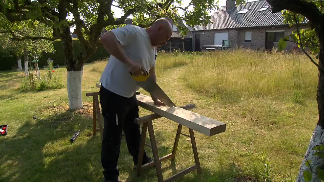 Een balk perfect recht afzagen doe je zo