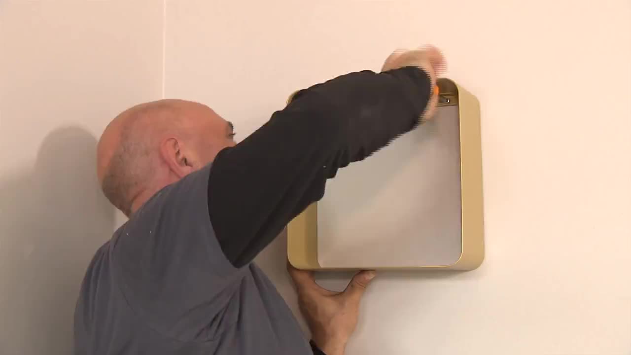 Une étagère parfaitement droite